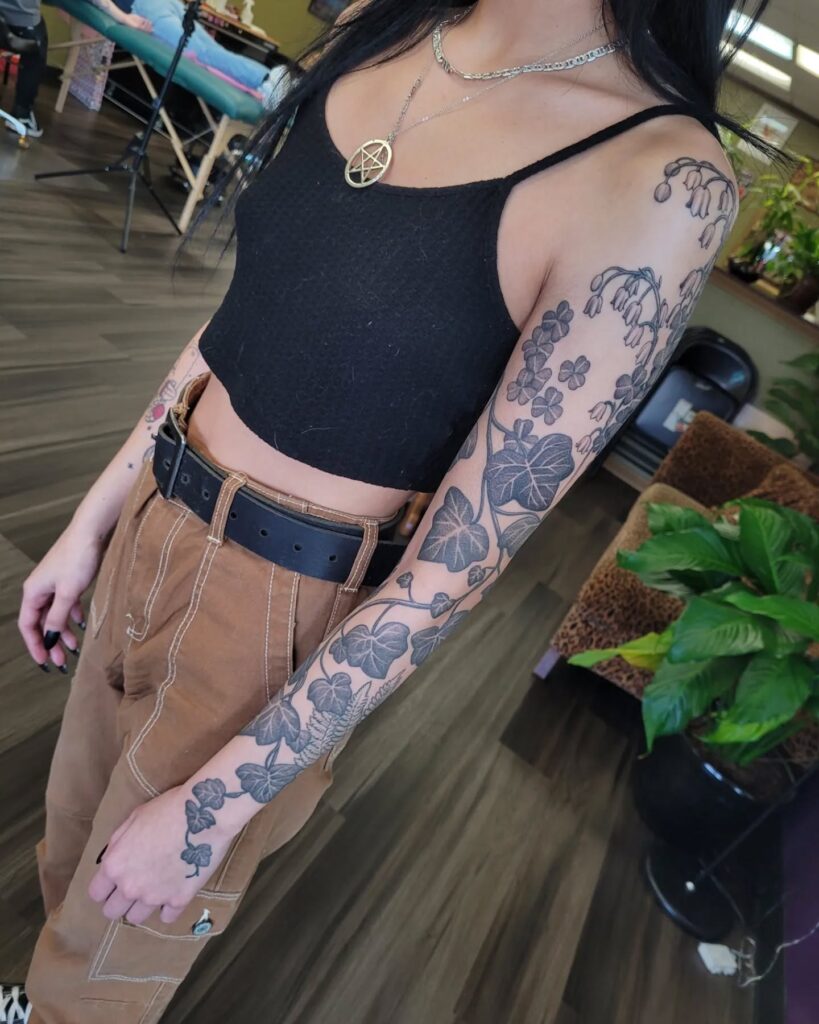 Rust-Orange Rose Tattoo earthy tattoo ideas tattoo