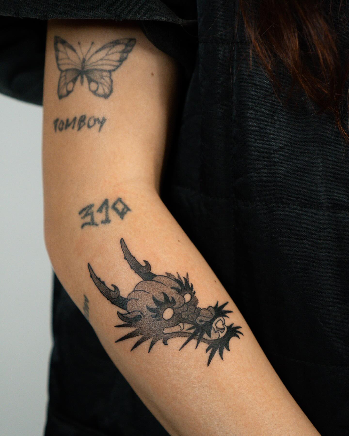 Japanese Dragon Head Tattoo
