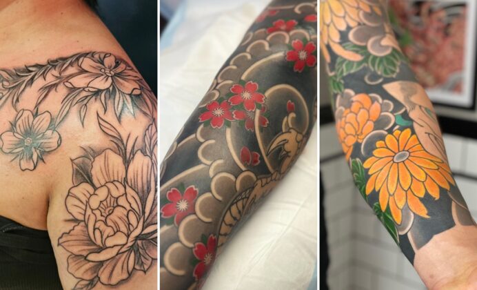 15+ Japanese Flower Tattoo Ideas Flowing With Rich Cultural Lore