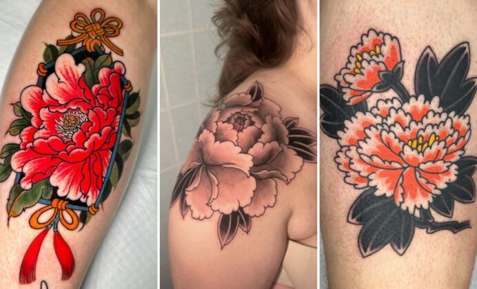 25+ Japanese Peony Tattoo Ideas With Masterful Botanical Flow