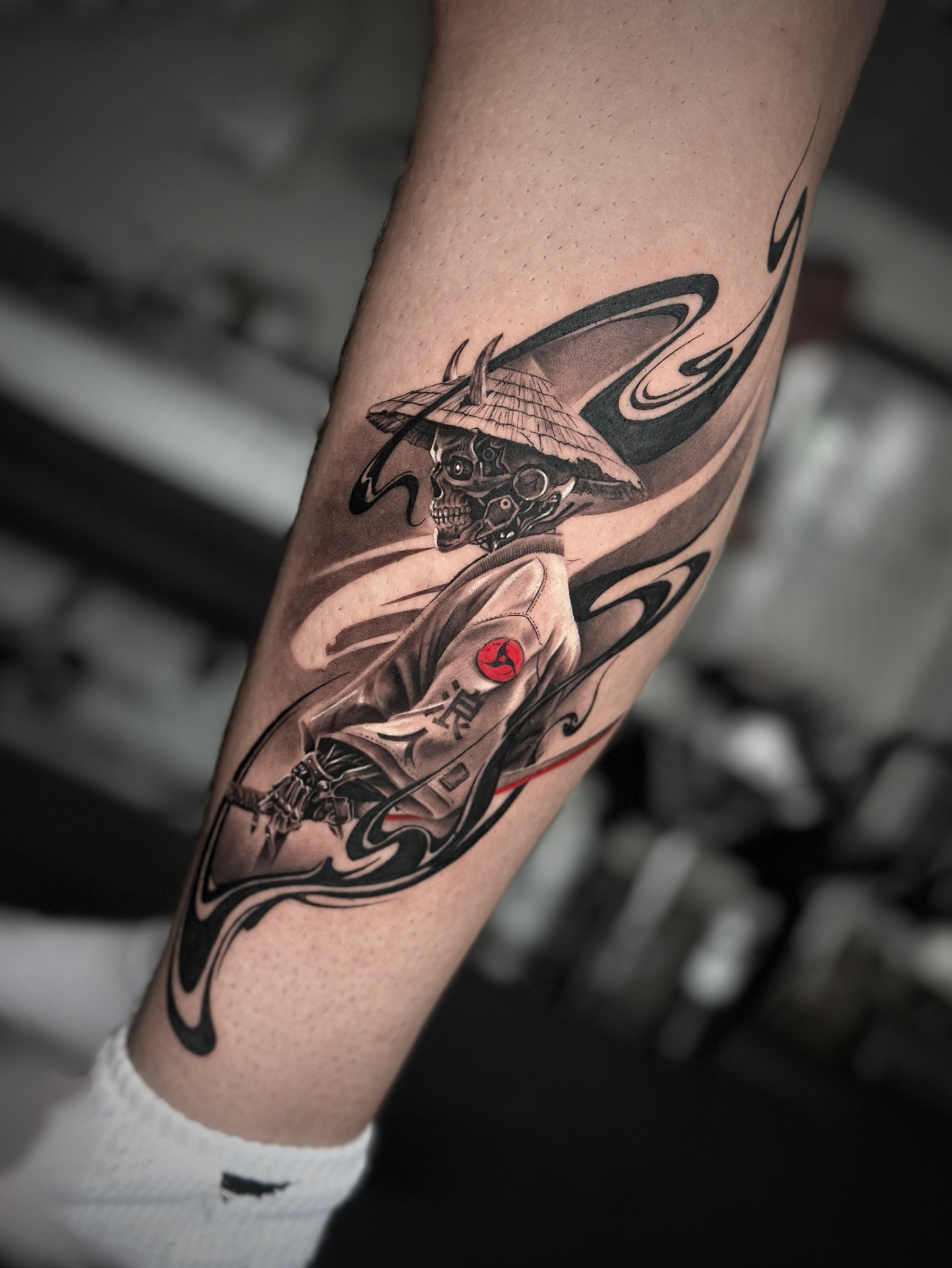 Skeleton Samurai Tattoo