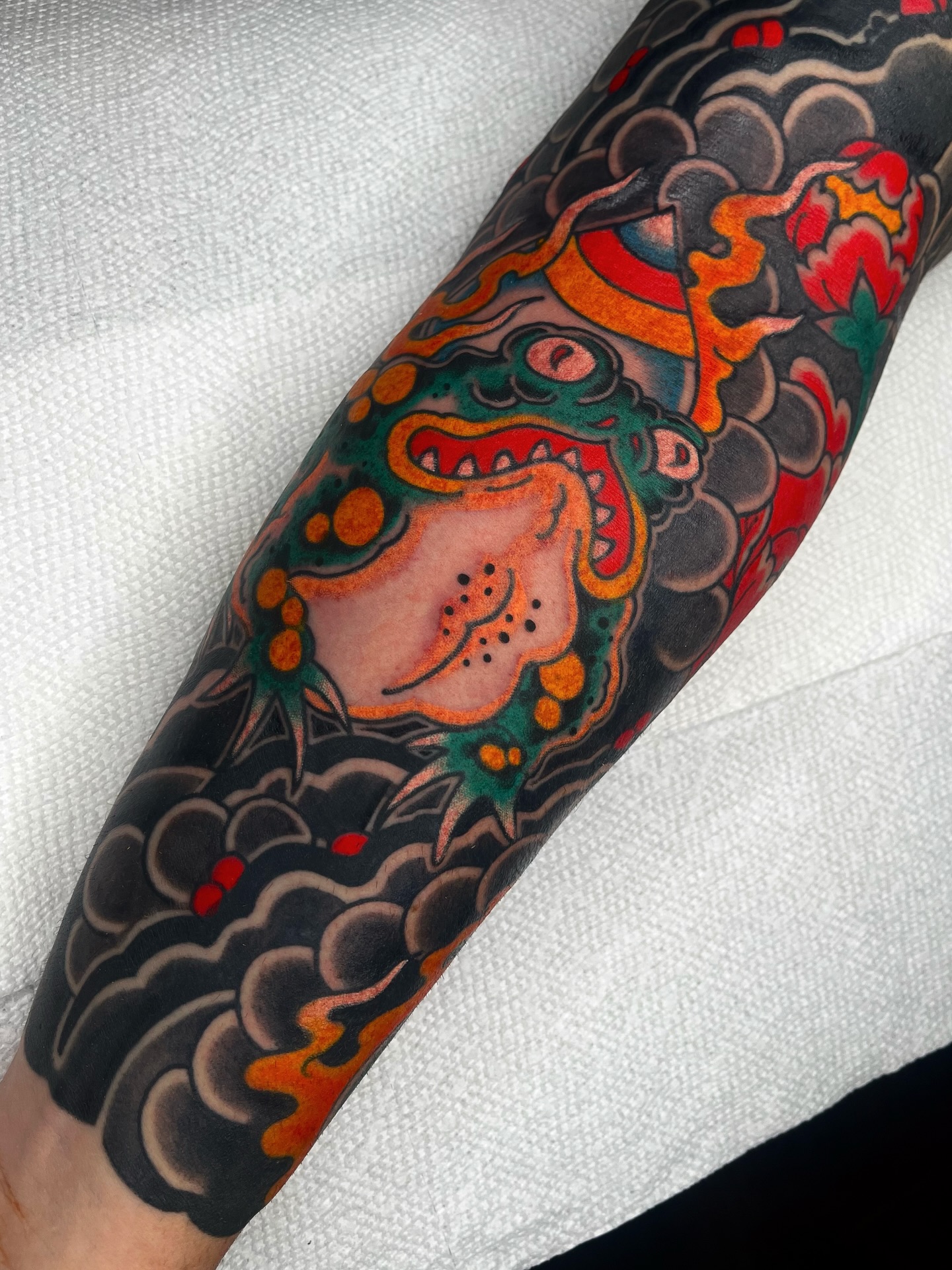 Lucky Frog Japanese Traditional Tattoo