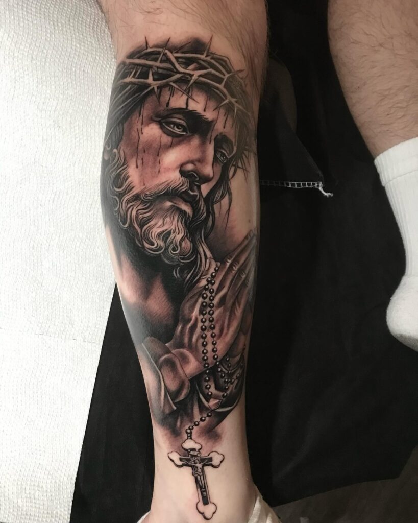 Prayer of Gratitude with Dove of Peace Tattoo christian tattoos tattoo