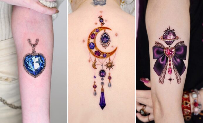 25+ Ornate Jewelry Tattoo Ideas Adorning Skin With Permanent Elegance