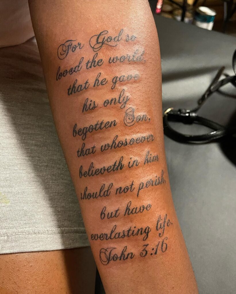 Psalm 13914 Mirror Tattoo