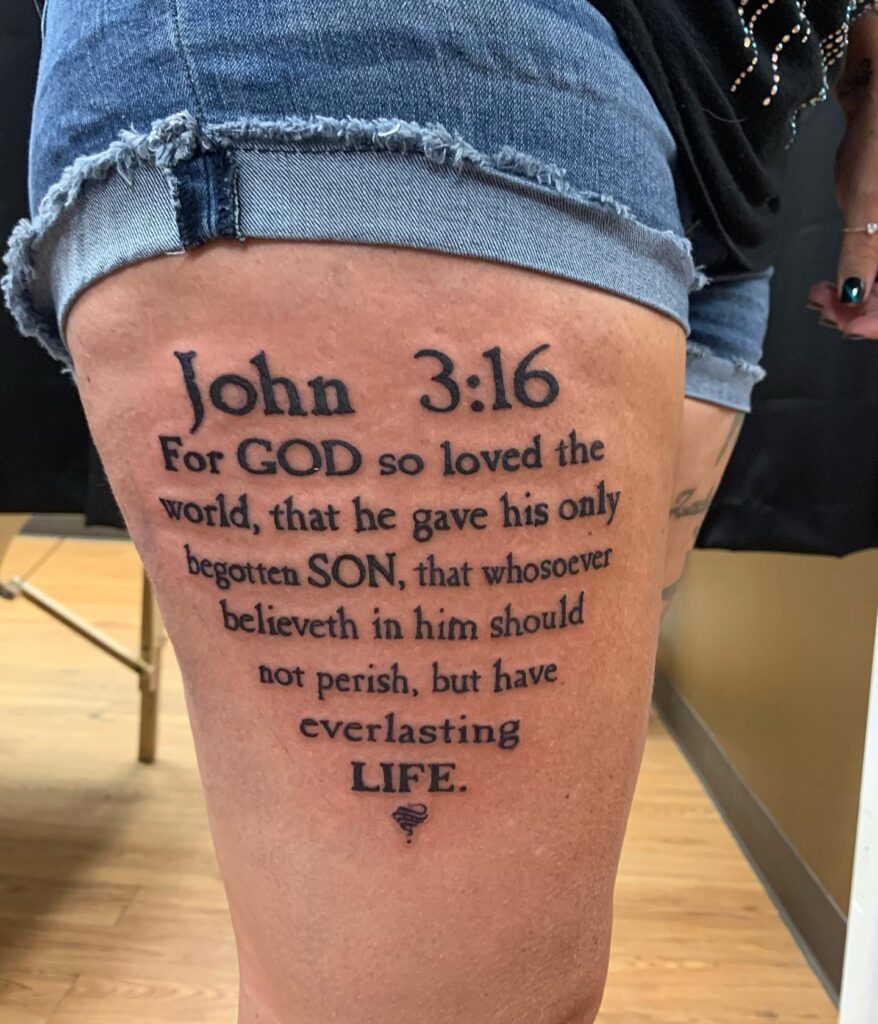Psalm 3418 Broken Heart Tattoo