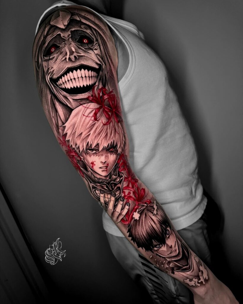 Borsalino S Deadly Laser Kick Tattoo