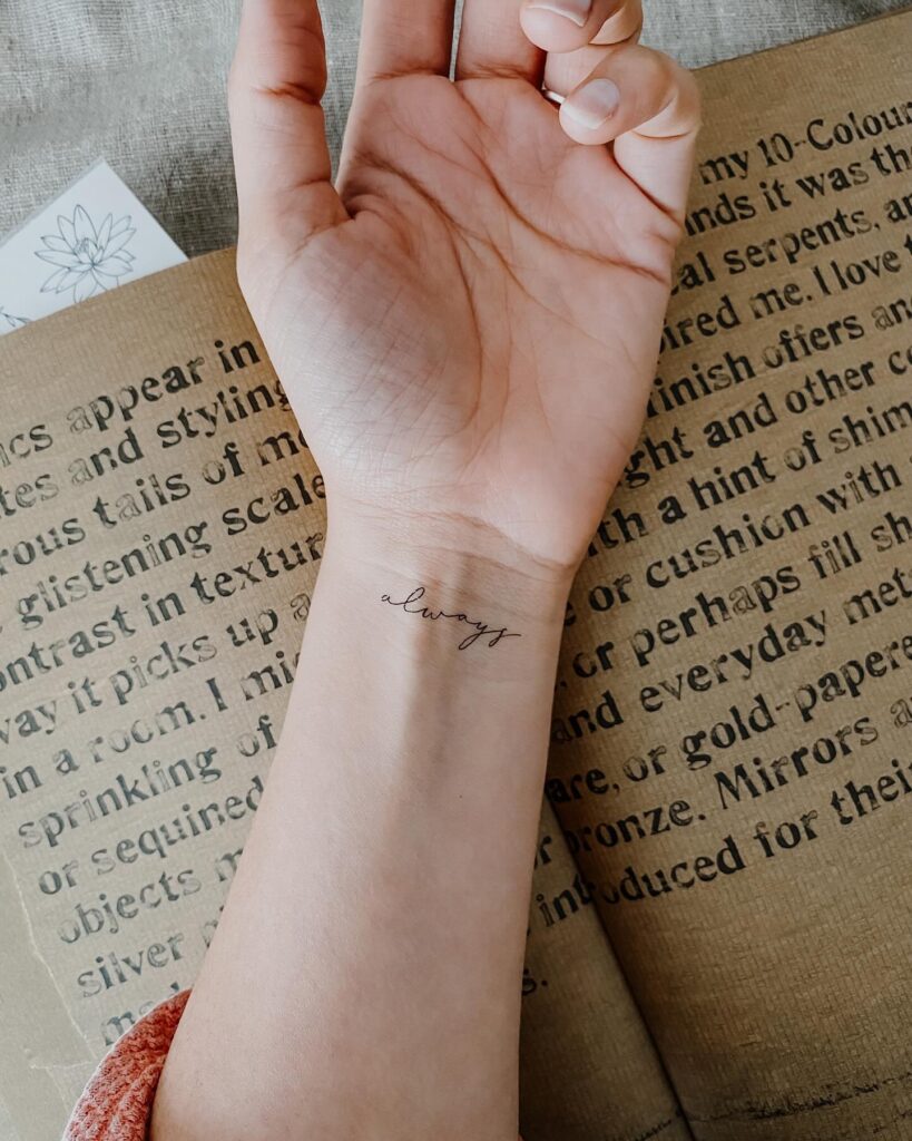 Feather And Beaded Bracelet Tattoo