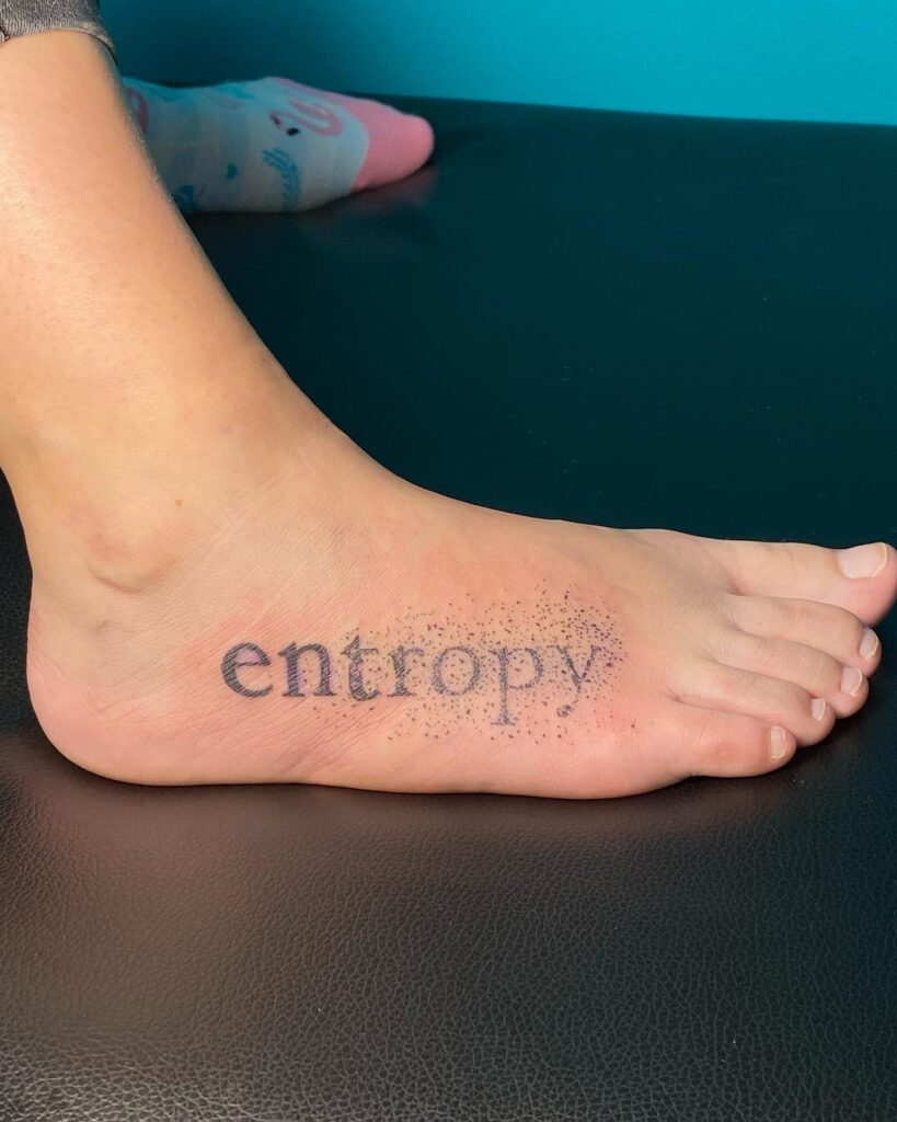 Delicate Botanical And Starburst Foot Tattoos