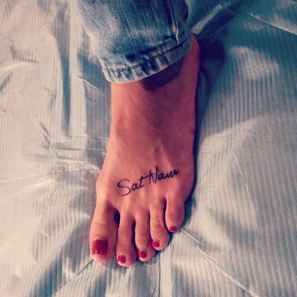 Classic Black Rose And Buds Foot Tattoo