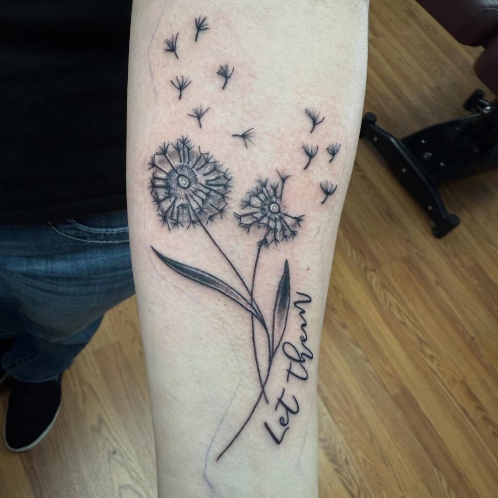 Let Them Abstract Watercolor Tattoo let them tattoo ideas self expression tattoo