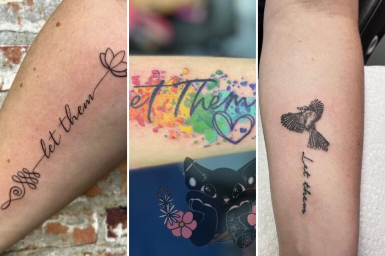 Aesthetic let them tattoo ideas self expression and delicate ink ideas collage