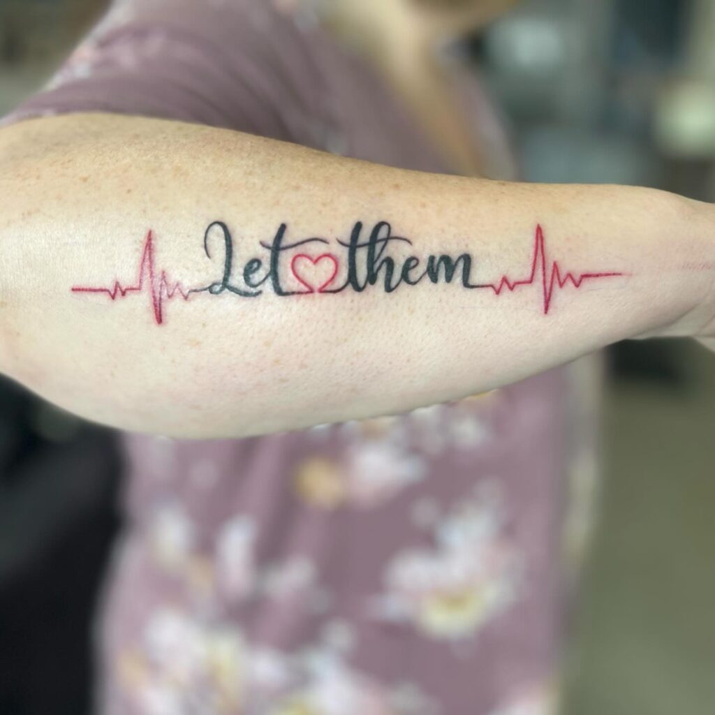 Let Them Rainbow Watercolor Tattoo let them tattoo ideas self expression tattoo