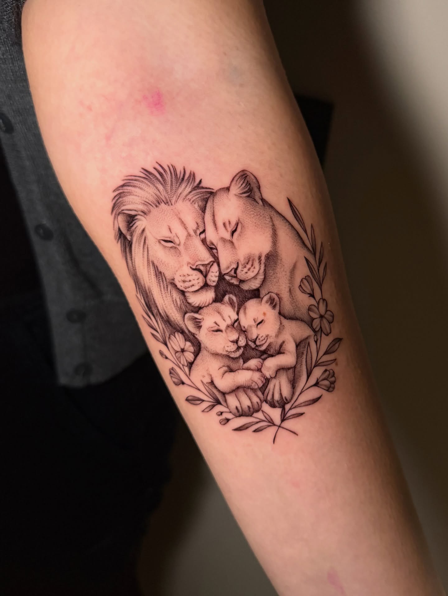 Lion Family Love Tattoo family tattoos for men tattoo