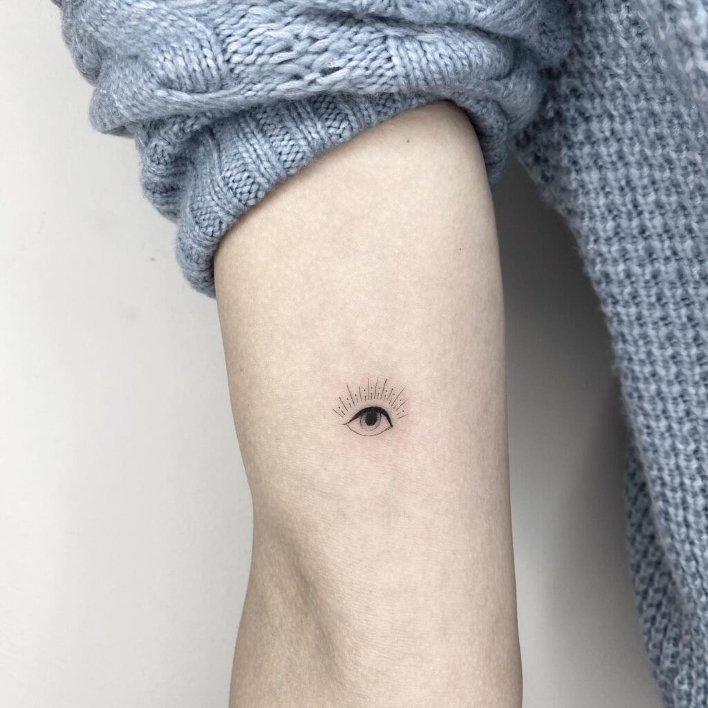 Little All-Seeing Eye Tattoo little tattoos for women with meaning tattoo