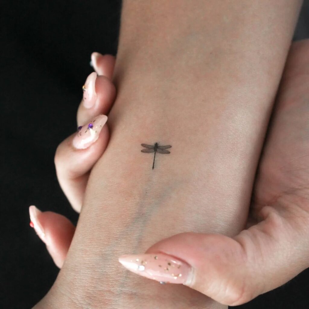 Little Dragonfly Tattoo little tattoos for women with meaning tattoo