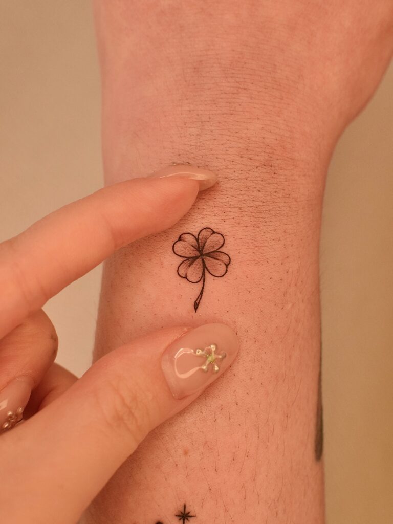 Little Four-Leaf Clover Tattoo little tattoos for women with meaning tattoo