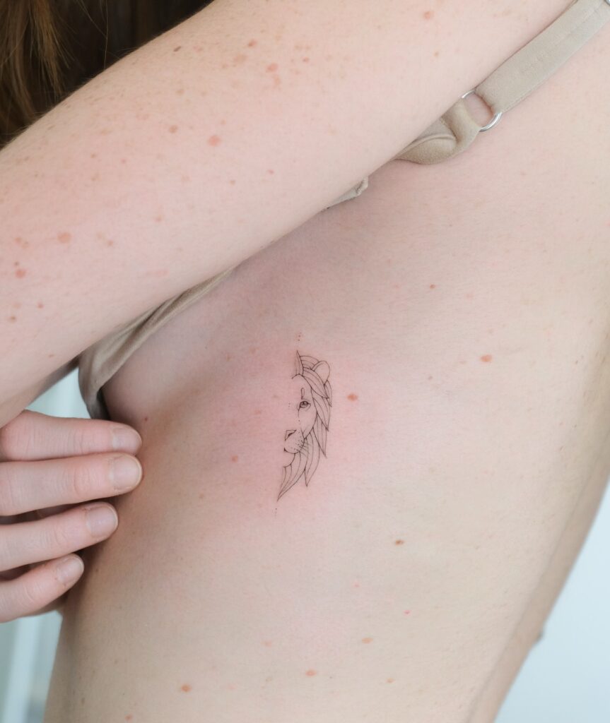 Little Half Lion Tattoo little tattoos for women with meaning tattoo