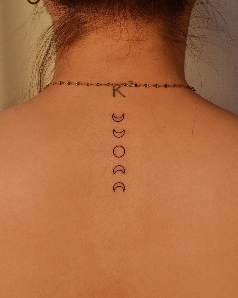 Little Moon Phases Tattoo little tattoos for women with meaning tattoo