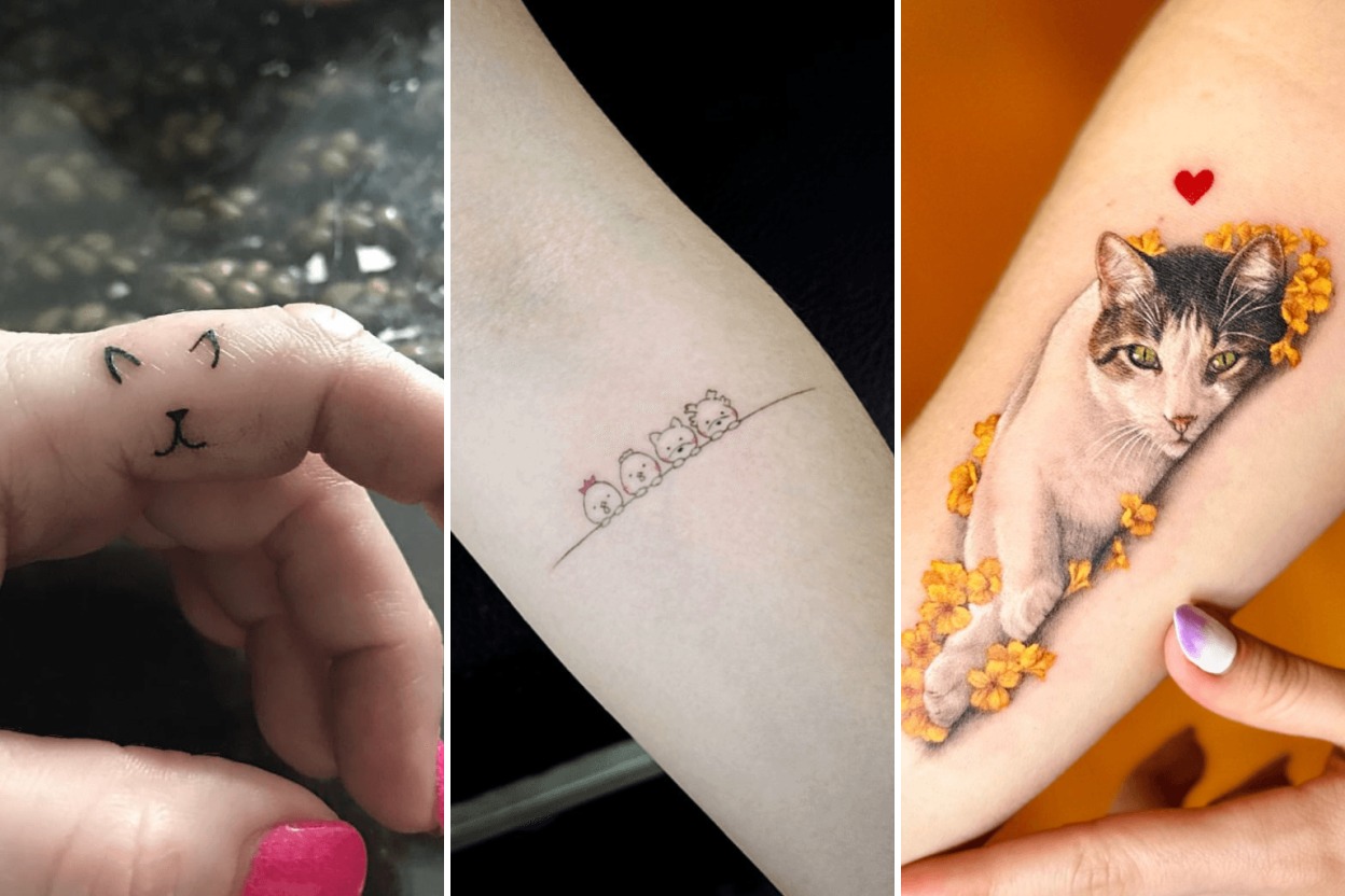 Aesthetic little tattoo ideas for women and delicate ink ideas collage
