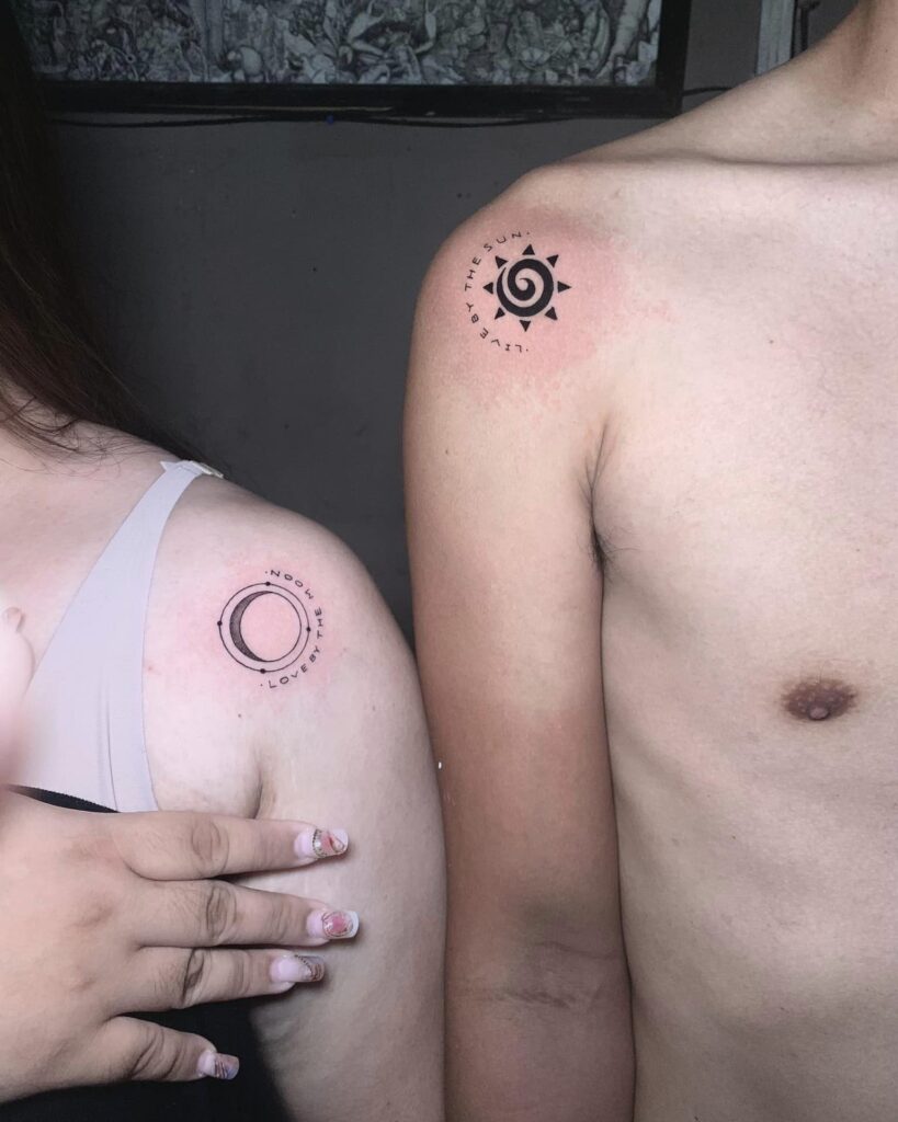 Live by the Sun, Love by the Moon Tattoos