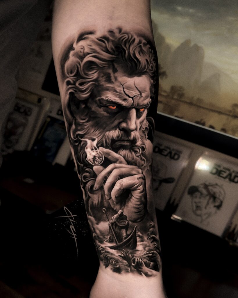 Medusa S Awakening Open Your Eyes Forearm Tattoo