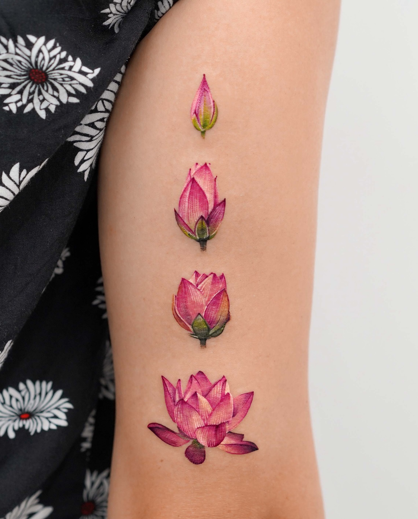 Lotus Growth Stages Tattoo lotus flower tattoo ideas meaning tattoo