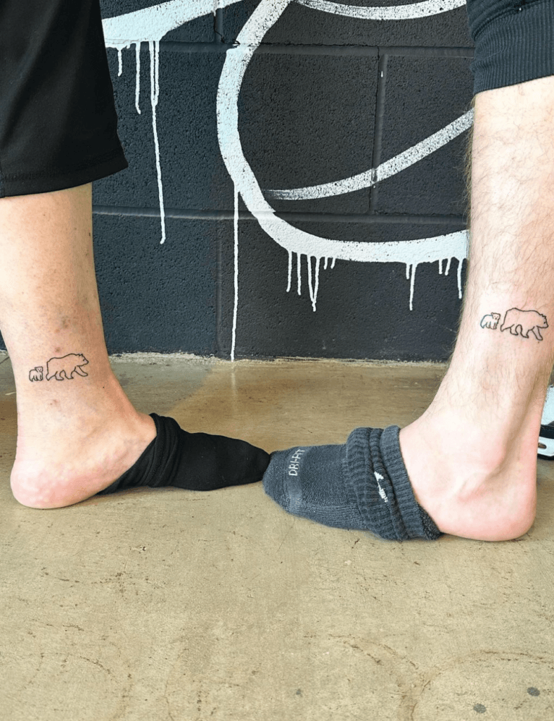 Mama Bear & Baby Bear mom and son tattoo ideas tattoo