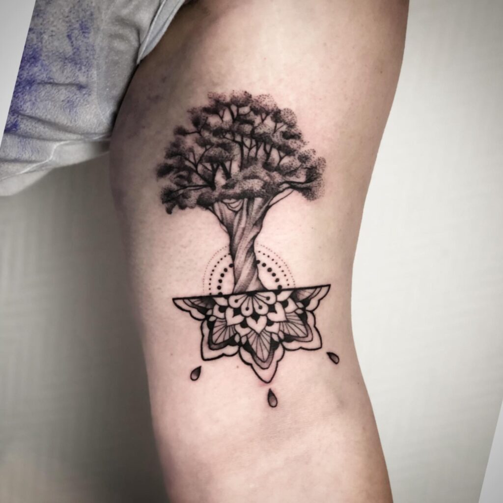 Mandala Family Tree Tattoo family tree tattoos tattoo