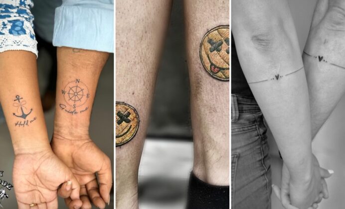 40+ Matching Couples Tattoo Ideas Celebrating Romantic Harmony
