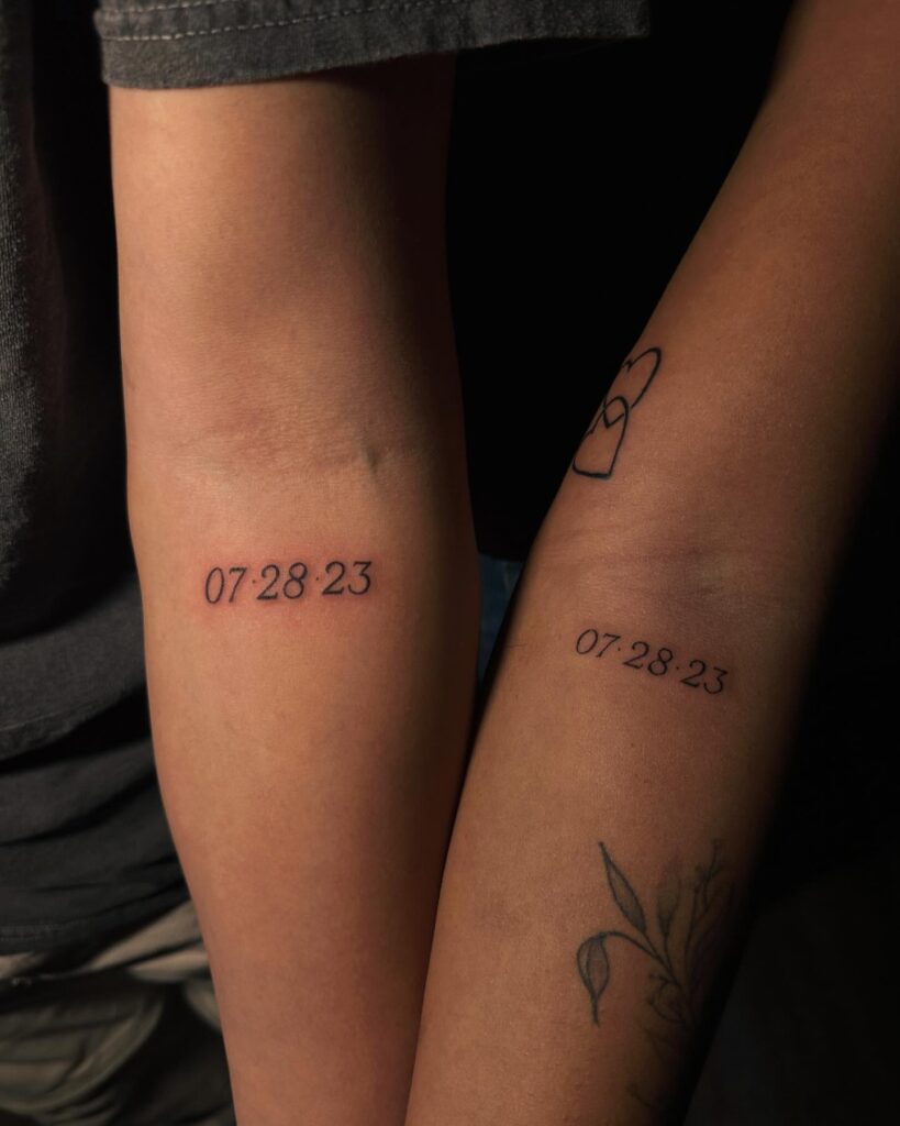 Lightning Birth Year Tattoo date tattoos tattoo
