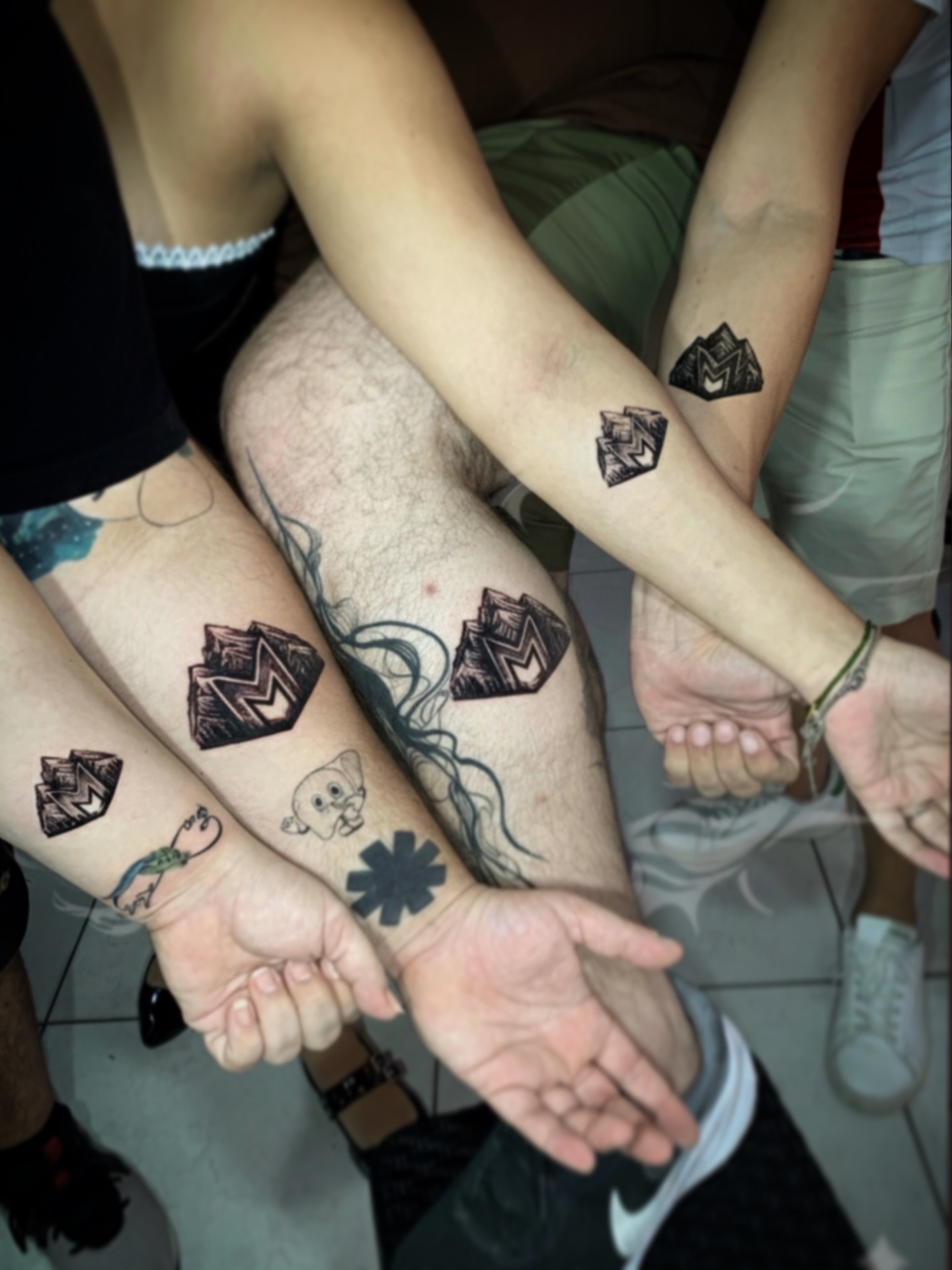 Matching Telephone Cousin Tattoo