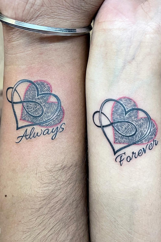 Botanical Fingerprint Leaf Tattoo fingerprint tattoos tattoo