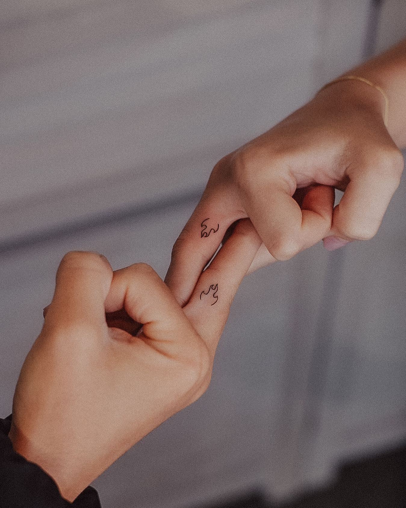 Matching Flame Bestie Tattoo bestie tattoo ideas tattoo