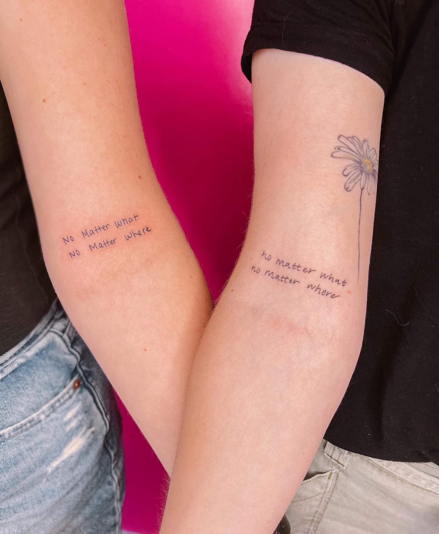 Matching Friendship Quote Tattoo bestie tattoo ideas tattoo