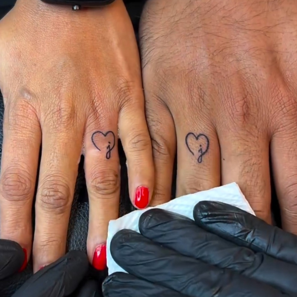 Matching Hearts with Initials