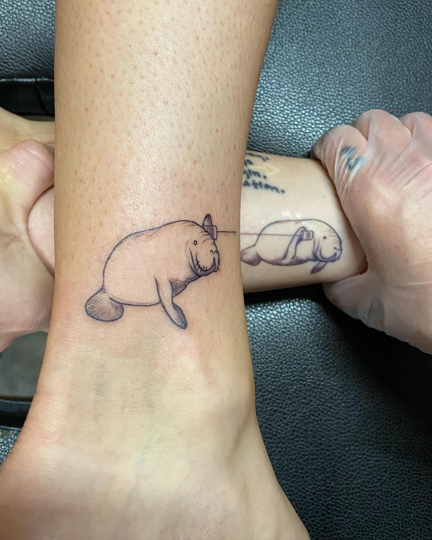 Matching Manatee Bestie Tattoo bestie tattoo ideas tattoo