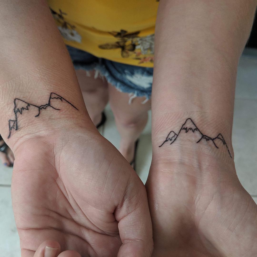 Matching Bow Cousin Tattoo