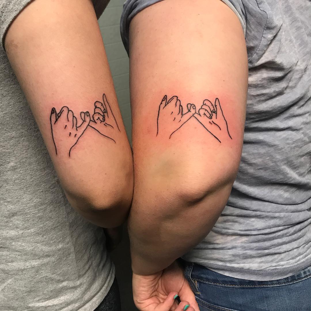 Matching Pinky Promise Tattoo matching tattoos for best friends tattoo