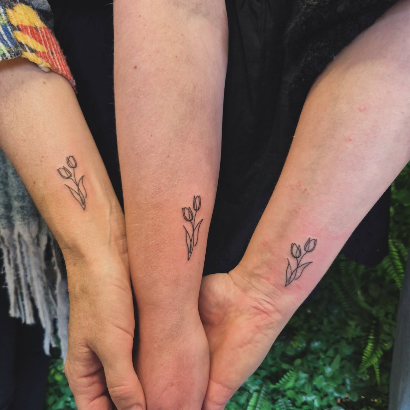 Matching Magnolia Flower Cousin Tattoo