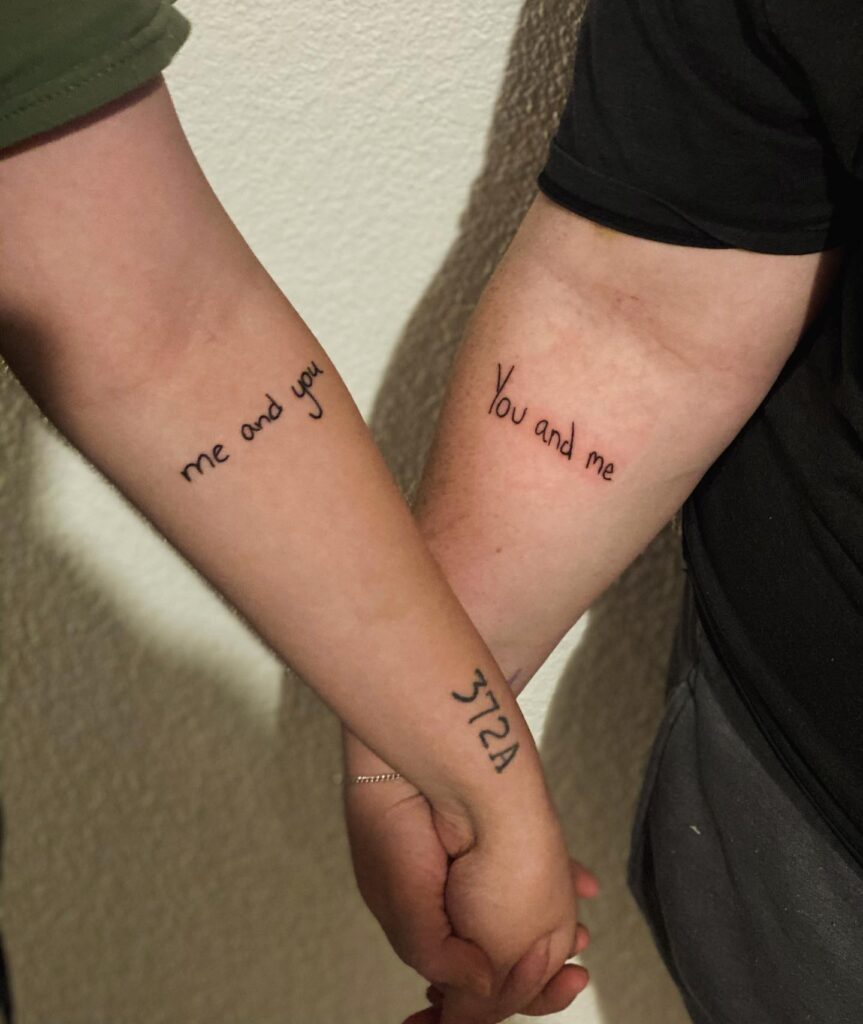 Me and You, You and Me Tattoos