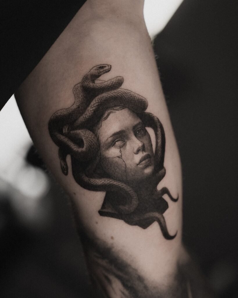 Persephone And The Pomegranate Of The Underworld Tattoo
