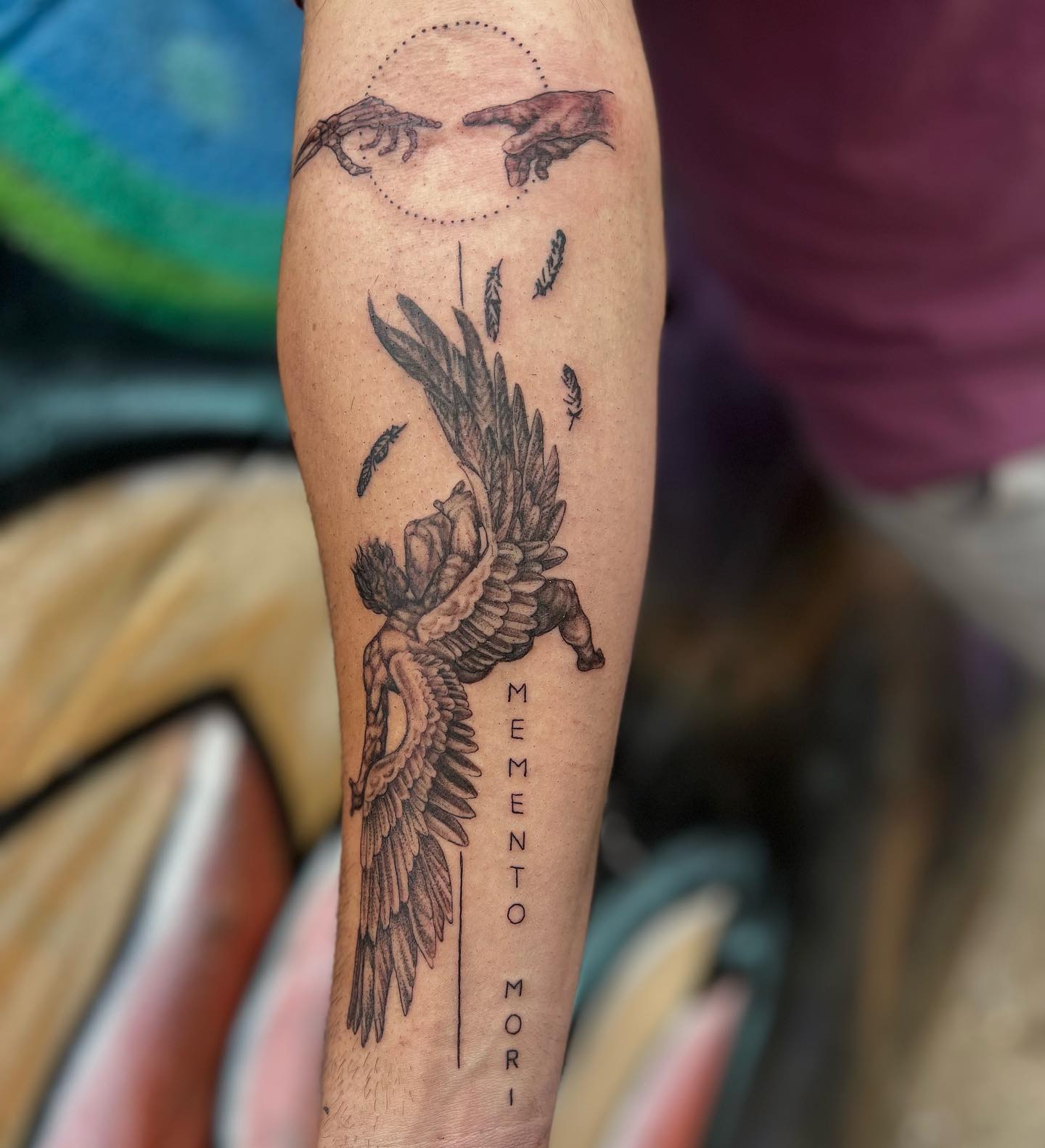Burning Wings Icarus Tattoo