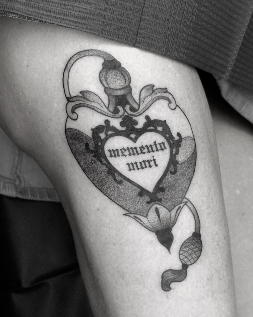 Ancient Skull And Crossbones Tattoo