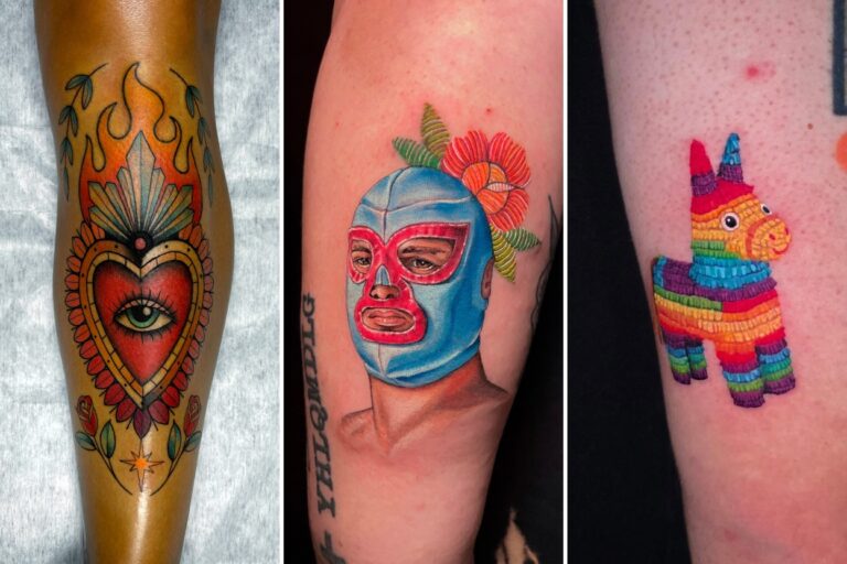 Aesthetic mexican tattoos and delicate ink ideas collage