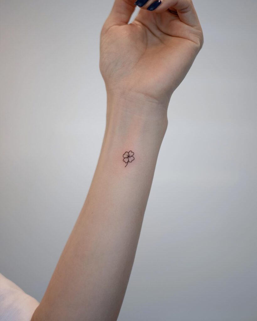 Radiant Starburst Wrist Tattoo