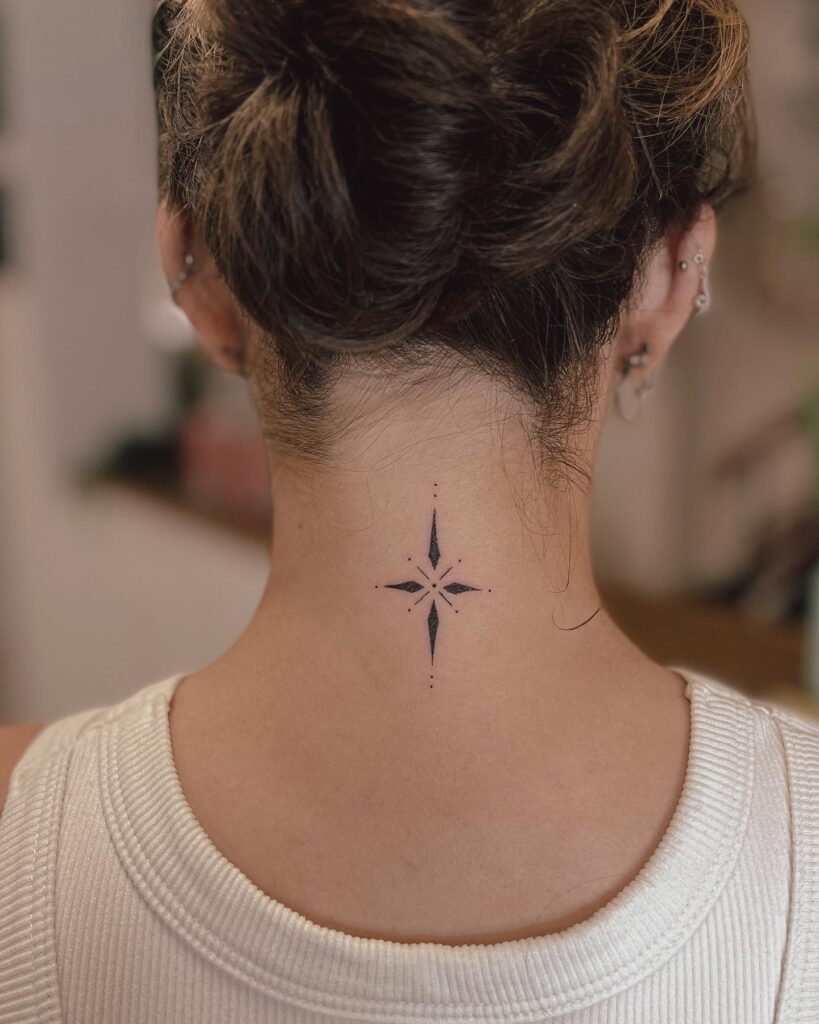 Bold Geometric Mandala Tattoo