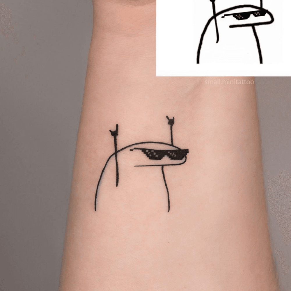 Rick & Morty small tattoo ideas for men tattoo