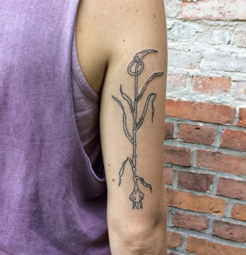 Cat Falling In Motion Tattoo