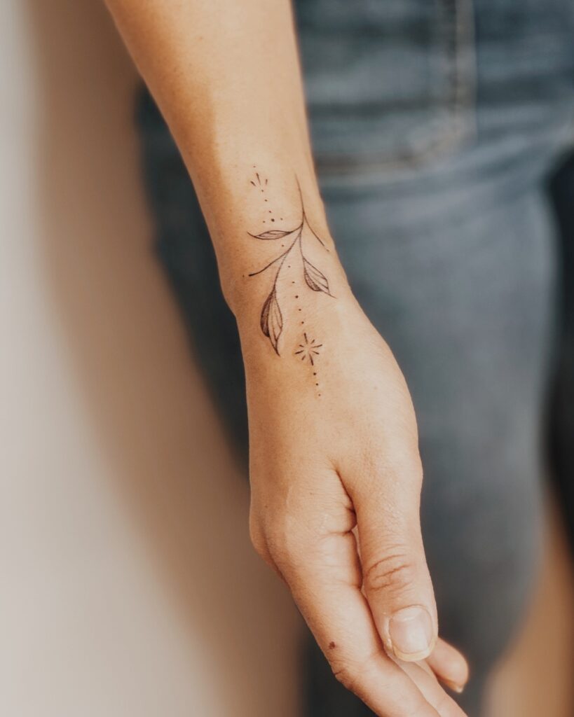 Disneyland Castle Wrist Tattoo